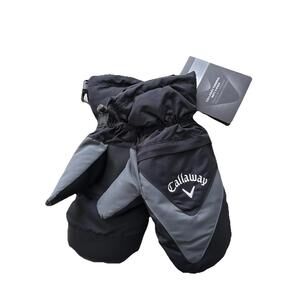 NWT Callaway Winter Mitts Golf Waterproof Thermal Mittens One Size